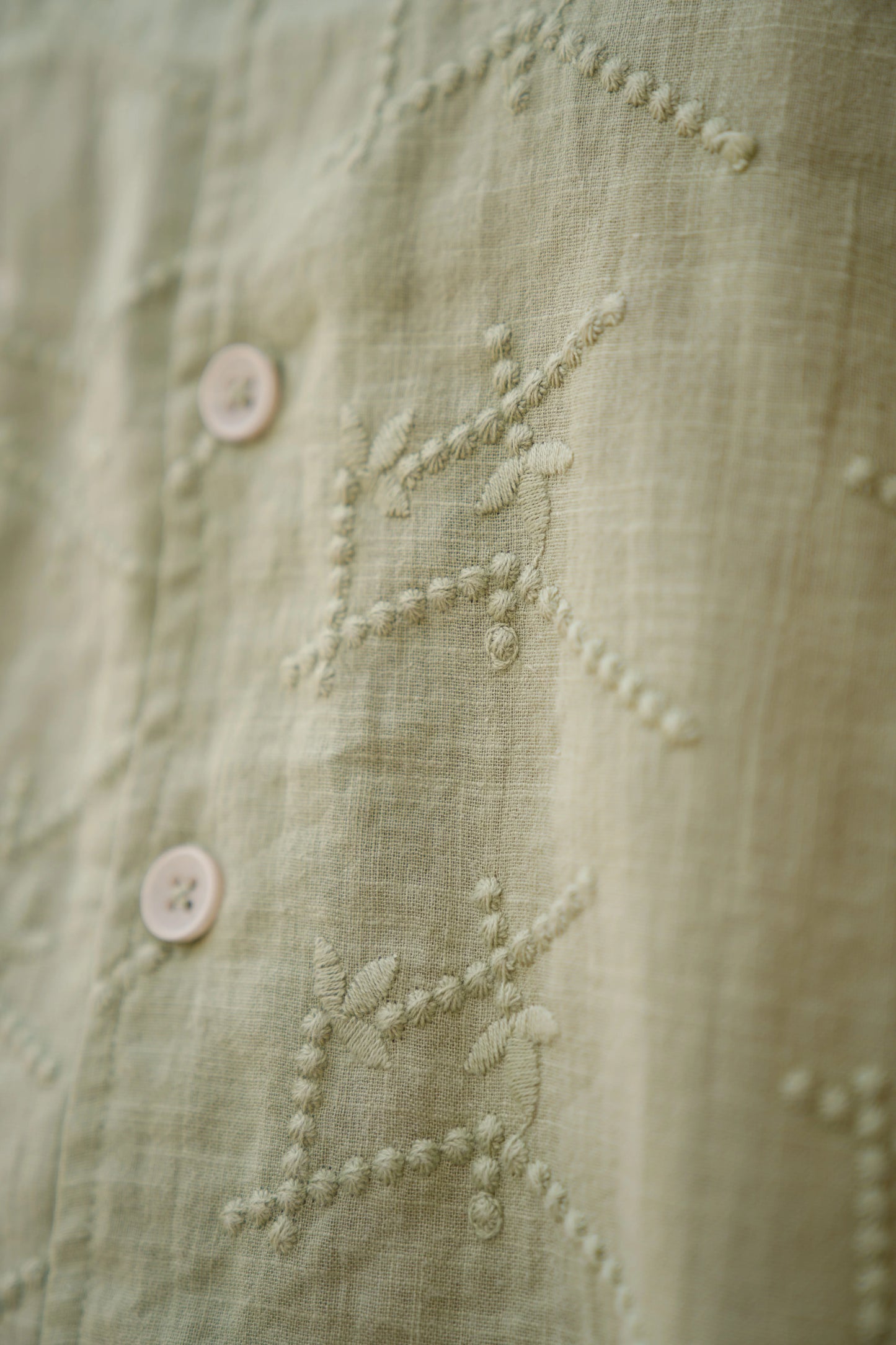 Embroidery Green Men's Co-Ord Set